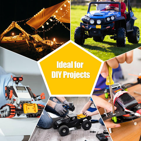 Crivnhar Power Wheel Adapter safety tips guide correct polarity and connections.