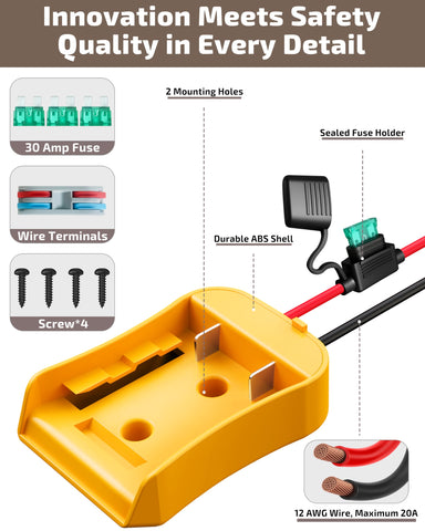 Crivon advanced-safety-fuse-system protects circuits when powering DIY projects.