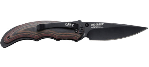 CRKT Endorser blade plain edge for precise daily cuts