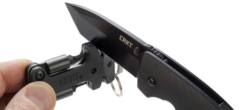 CRKT Knife Maintenance Tool keychain-compact design for portable readiness