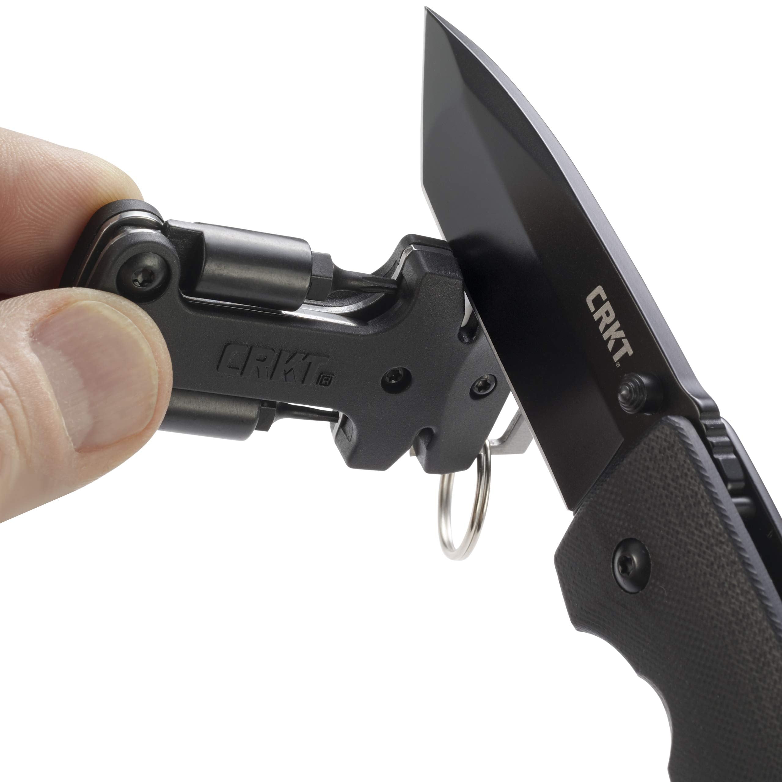 CRKT Knife Maintenance Tool tungsten carbide sharpener for on-the-go edge touch-ups