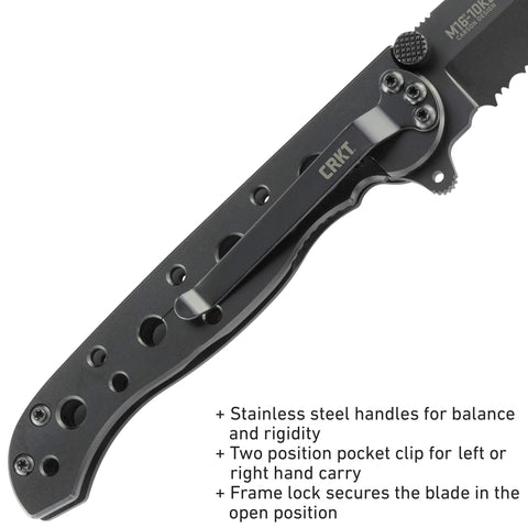 CRKT M16-10KS Carson Flipper for quick blade deployment