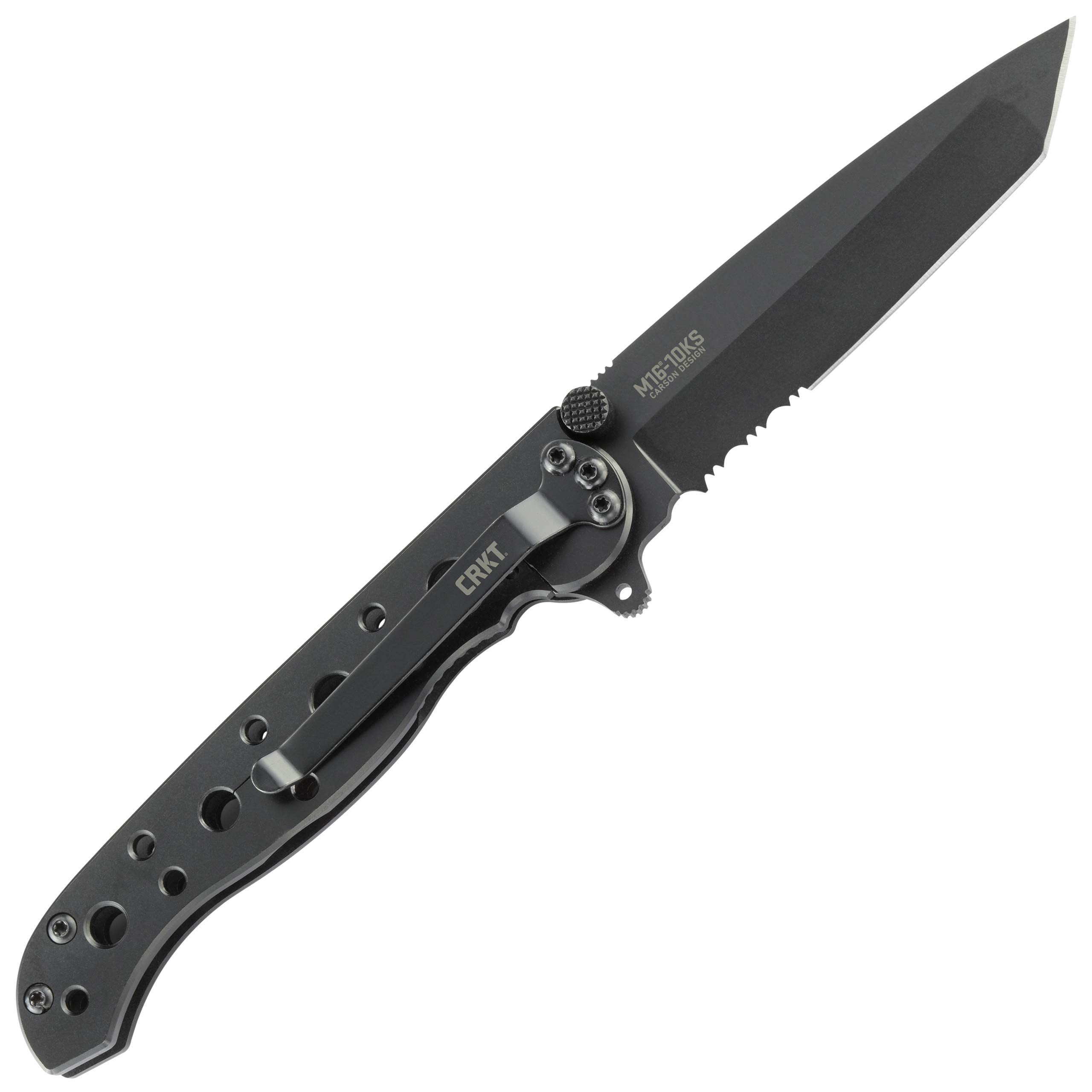 CRKT M16-10KS frame lock securing the blade during use