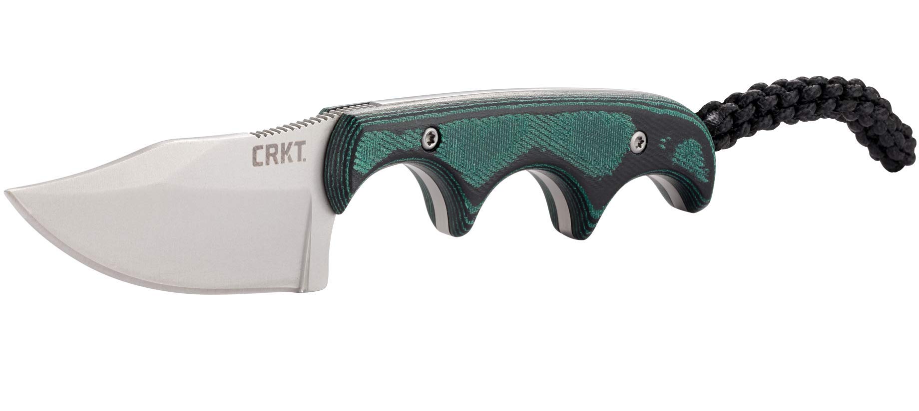 CRKT Minimalist Bowie knife bead blast finish reduces glare in outdoor lighting