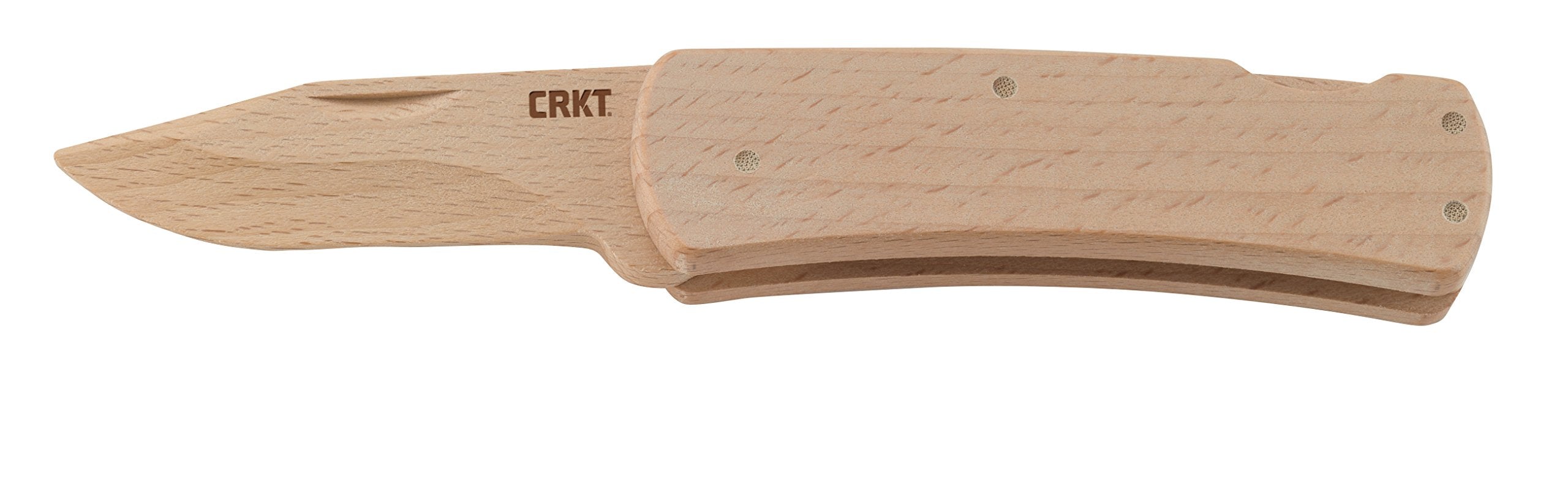 CRKT Nathan's Knife Kit lockback mechanism showcased for careful handling and safety learning.
