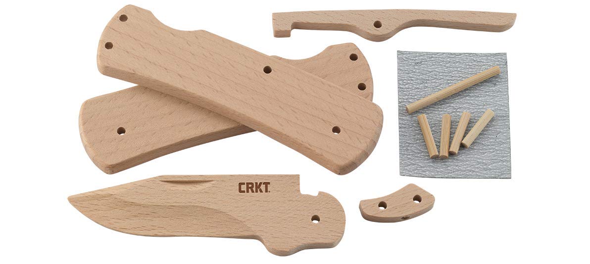 CRKT Nathan's Knife Kit open 8-inch blade length, demonstrating full knife action.
