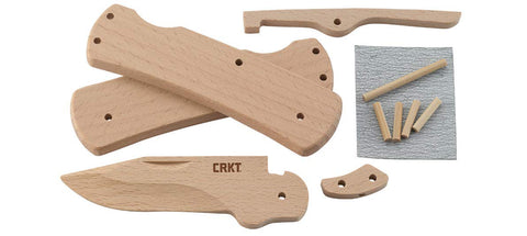 CRKT Nathan's Knife Kit open 8-inch blade length, demonstrating full knife action.
