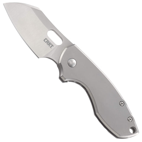 CRKT Pilar compact EDC knife with satin blade, ideal for daily pocket carry.