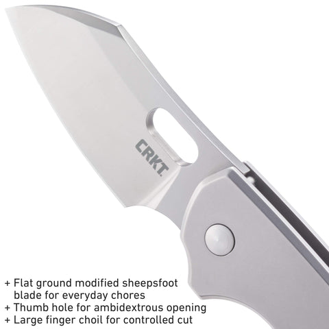 CRKT Pilar frame-lock design ensures secure blade deployment during use.