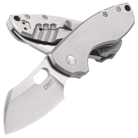 CRKT Pilar thumb-slot opening enables ambidextrous one-handed access.