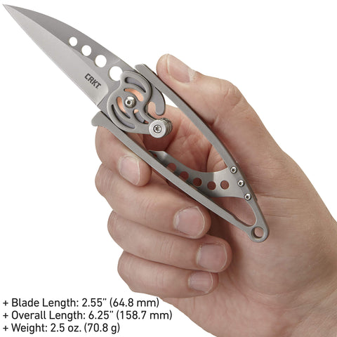 CRKT Snap Lock closed position keeps edge protected when carried.