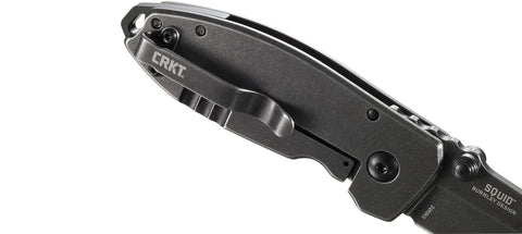 CRKT Squid thumb stud deployment demonstrates quick one-handed access.