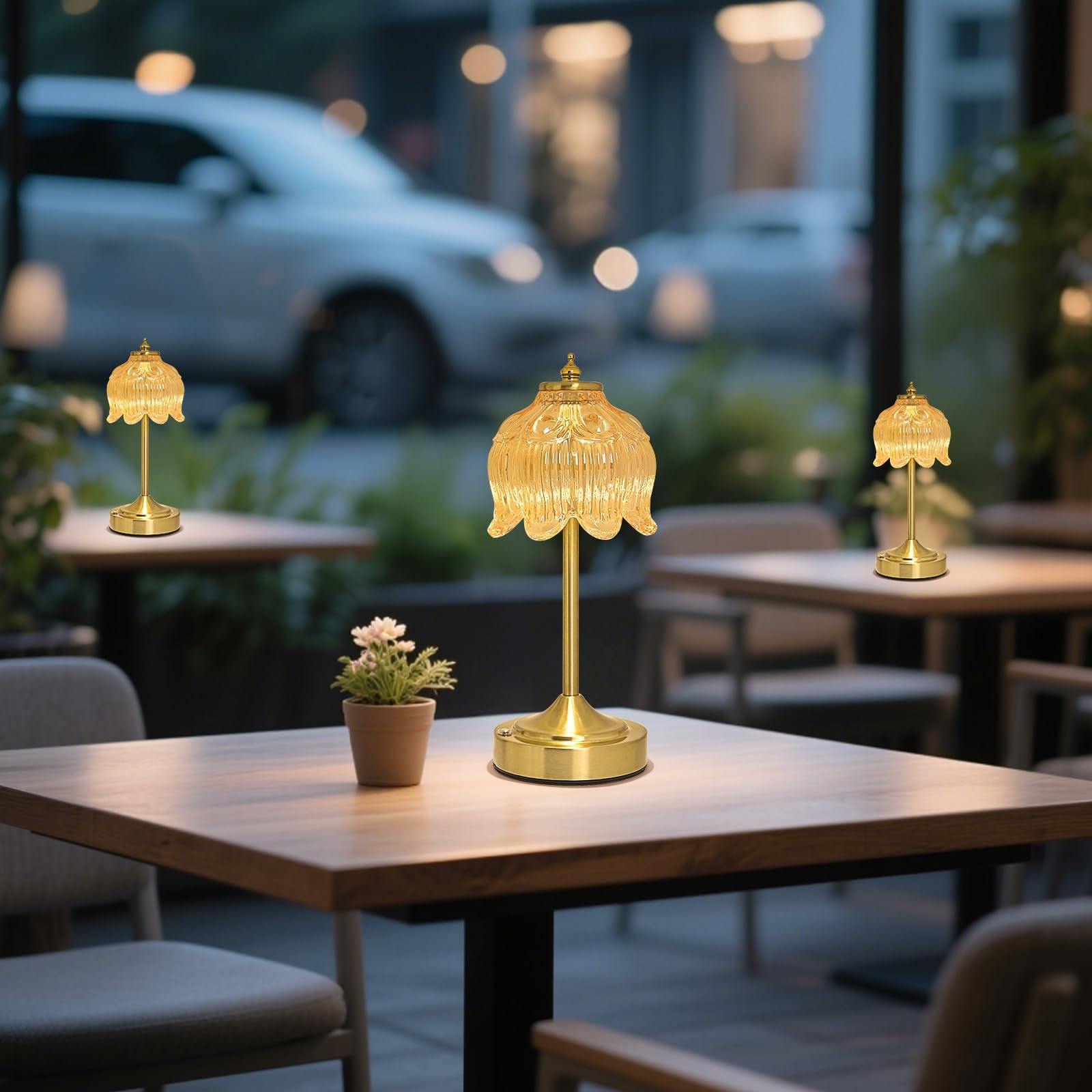 Crkwos cordless lotus lamp office lighting for focused tasks