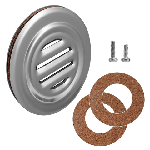 CRL No-Draft Speak-Thru thicker glass screws option shown