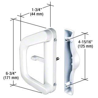 CRL brass detail of the handle set emphasizes lasting durability and premium fit.