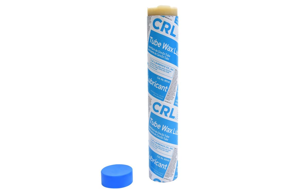 CRL Tube Wax Lubricant lubricates threads to prevent screw breakage.