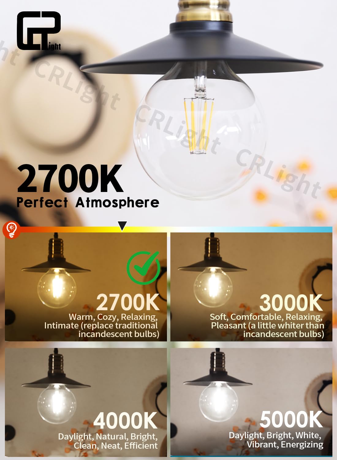 CRLight antique Edison-style E26 base ideal for vintage fixtures.