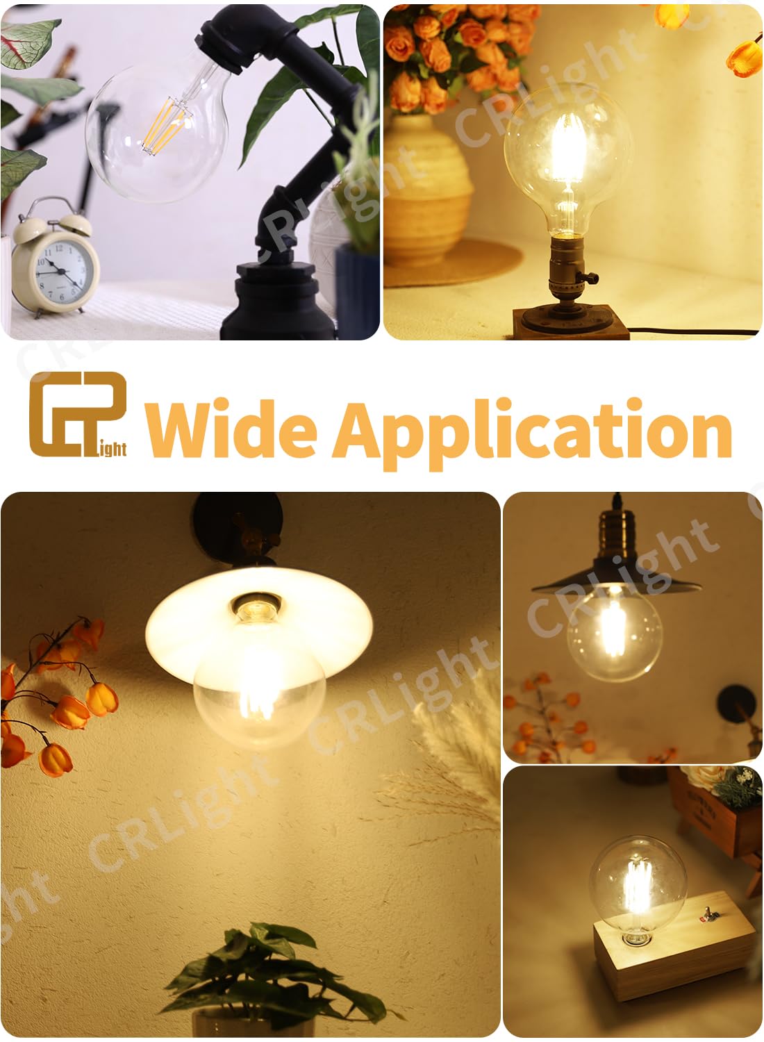 CRLight energy-saving 80W equivalent reduces electricity use in homes.