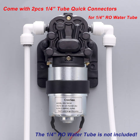 CrocSee DC12V pump in-use with ice maker for continuous cooling.