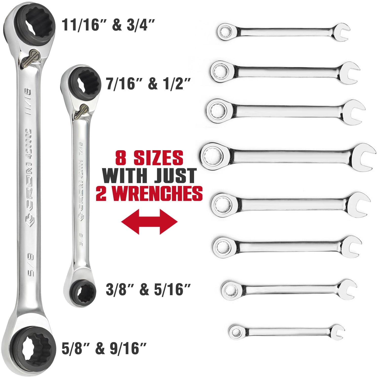 Close-up view of the 72-tooth ratchet mechanism enabling a 5-degree swing arc.