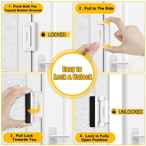 Included eight screws for quick, secure installation with Crosize locks.
