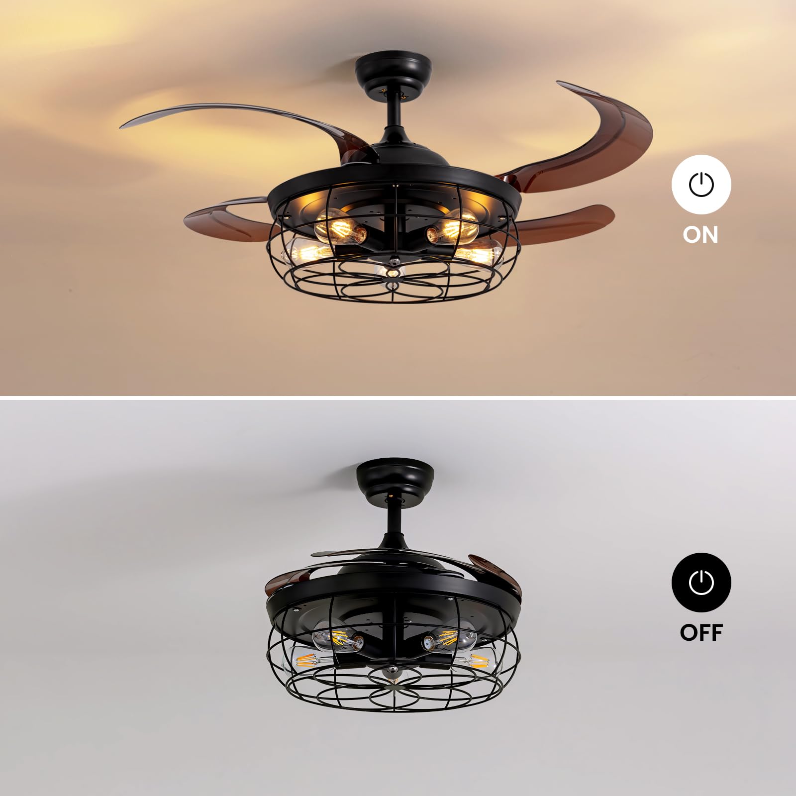 CROSSIO rustic black finish enhances farmhouse living rooms with warm ambiance.