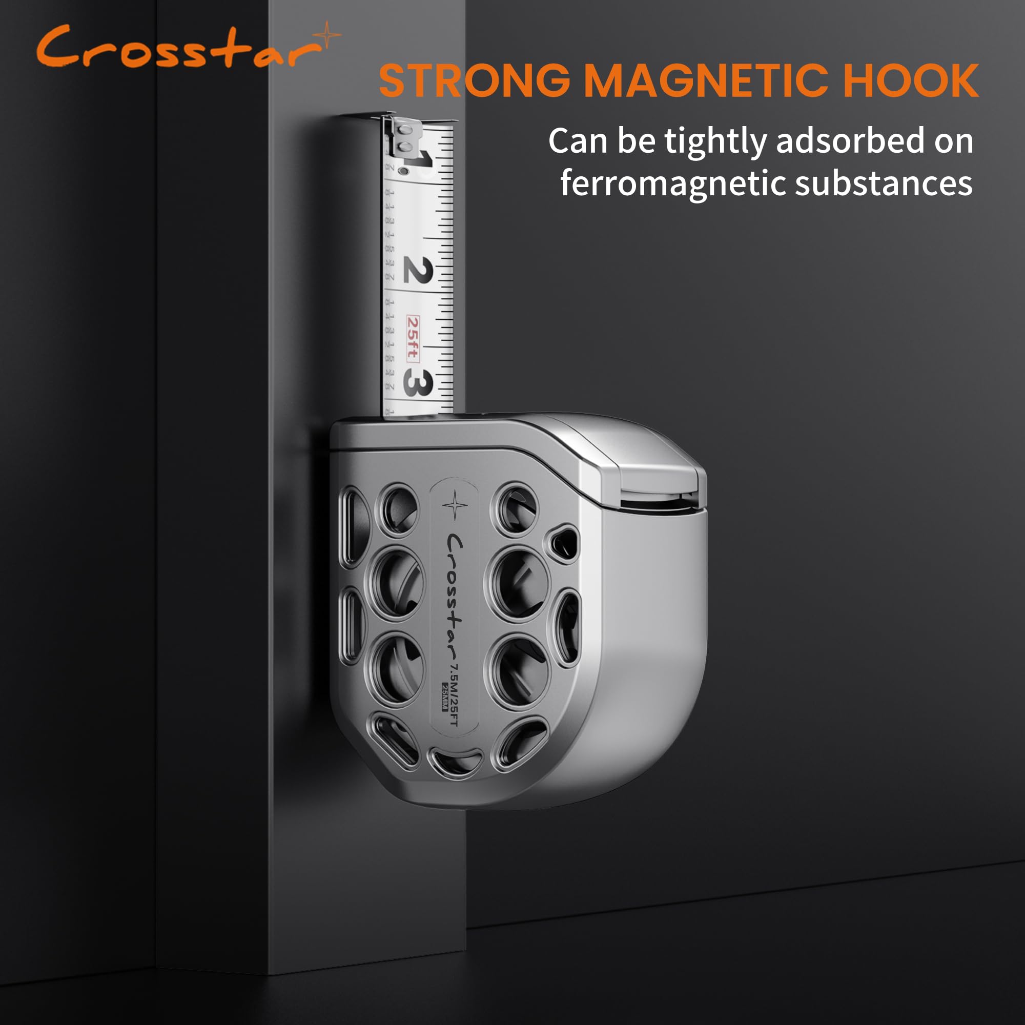 Crosstar hollow ergonomic grip makes handling comfortable and easy to clean.