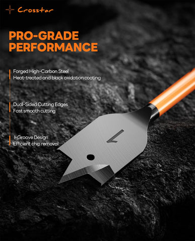 Crosstar black oxide-coated drill bits resist corrosion and heat