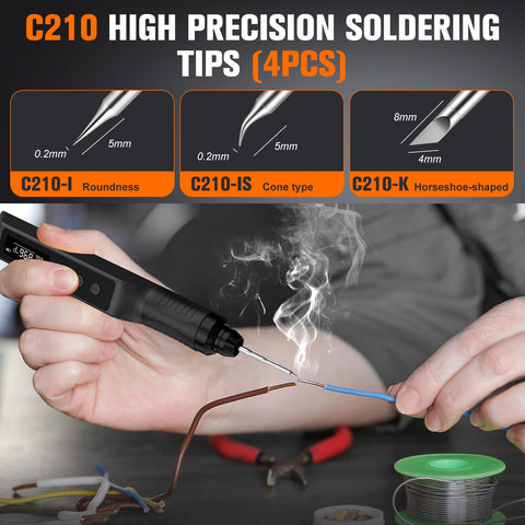Crtsweker soldering kit includes wires wick sponges and wrench