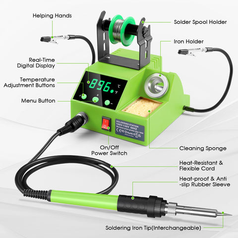 Crtsweker ergonomic design reduces fatigue during extended soldering sessions.