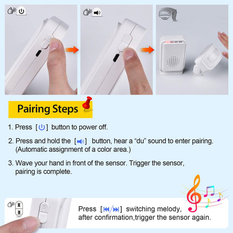 Cruxer Motion Sensor Alarm USB-battery power offers flexible, location-free installation.