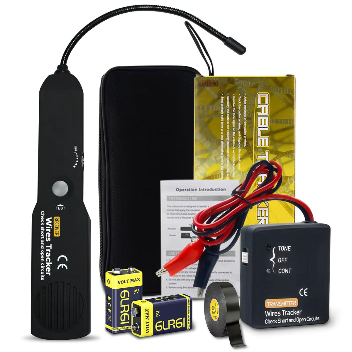 CrysGuard EM415PRO overview image: circuit tracer for quick automotive diagnostics.