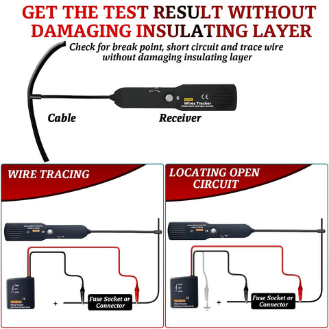 CrysGuard EM415PRO signal transmitter locating hidden wires quickly.