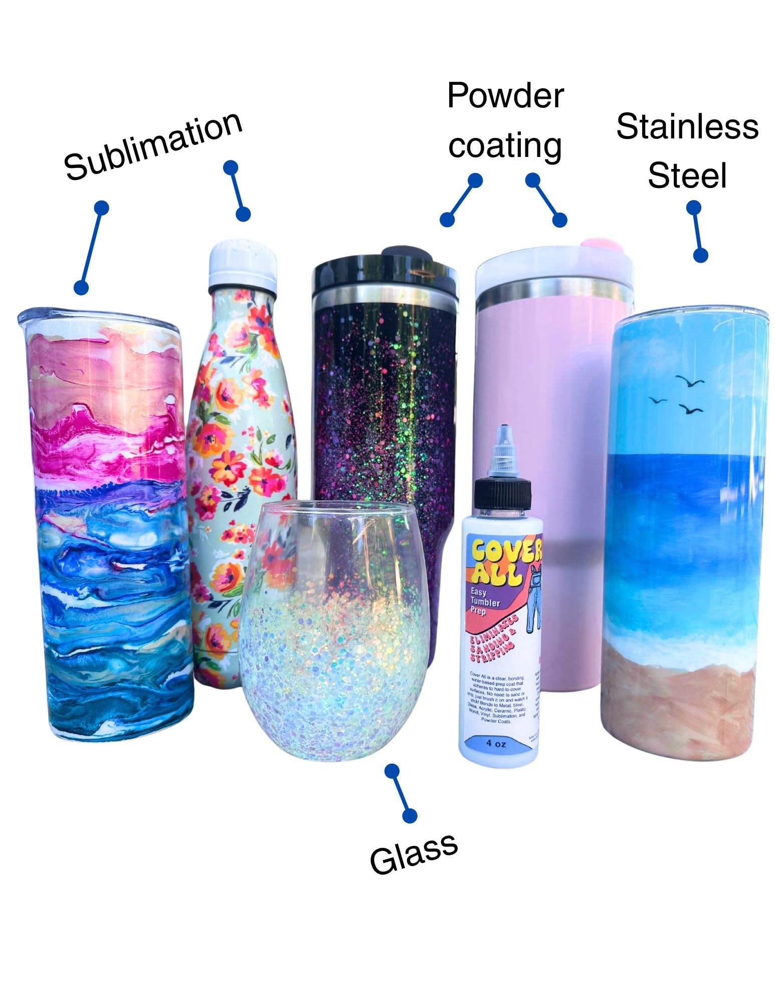 Two coats dry between steps for full coverage across surfaces.