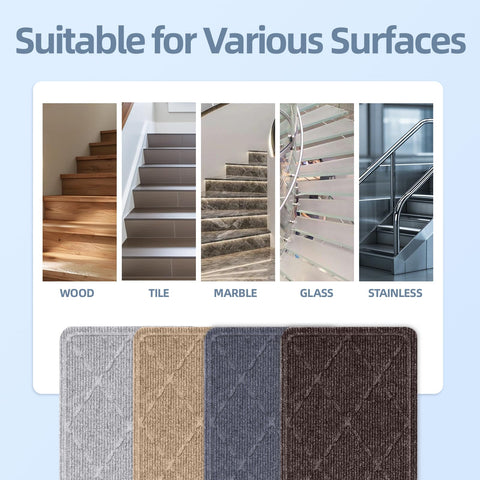 CrystalMX easy-clean design keeps stairs looking fresh with vacuuming.