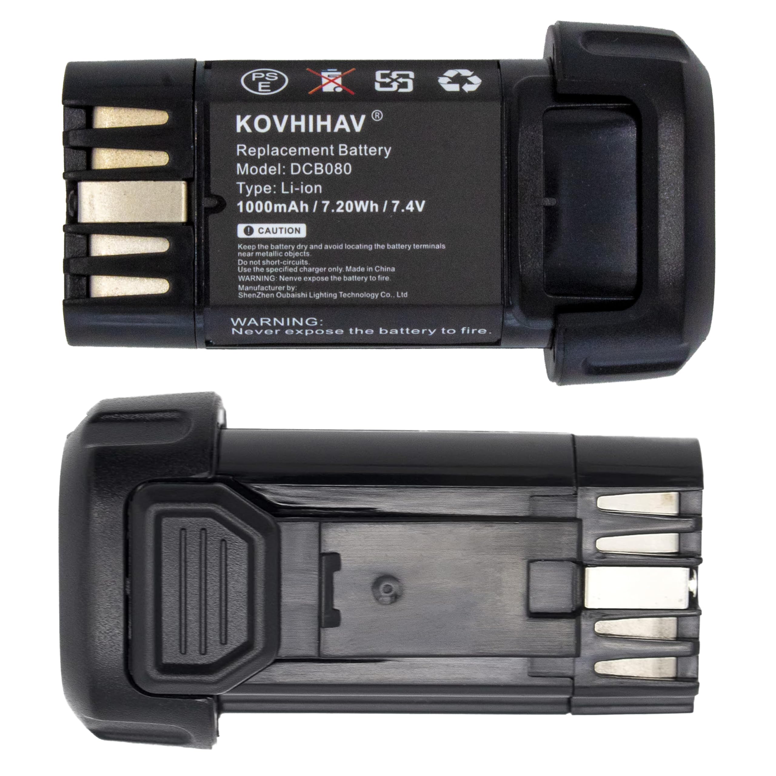 CS BATTERY 8V MAX battery CE, ROHS, UL certified for safe operation.