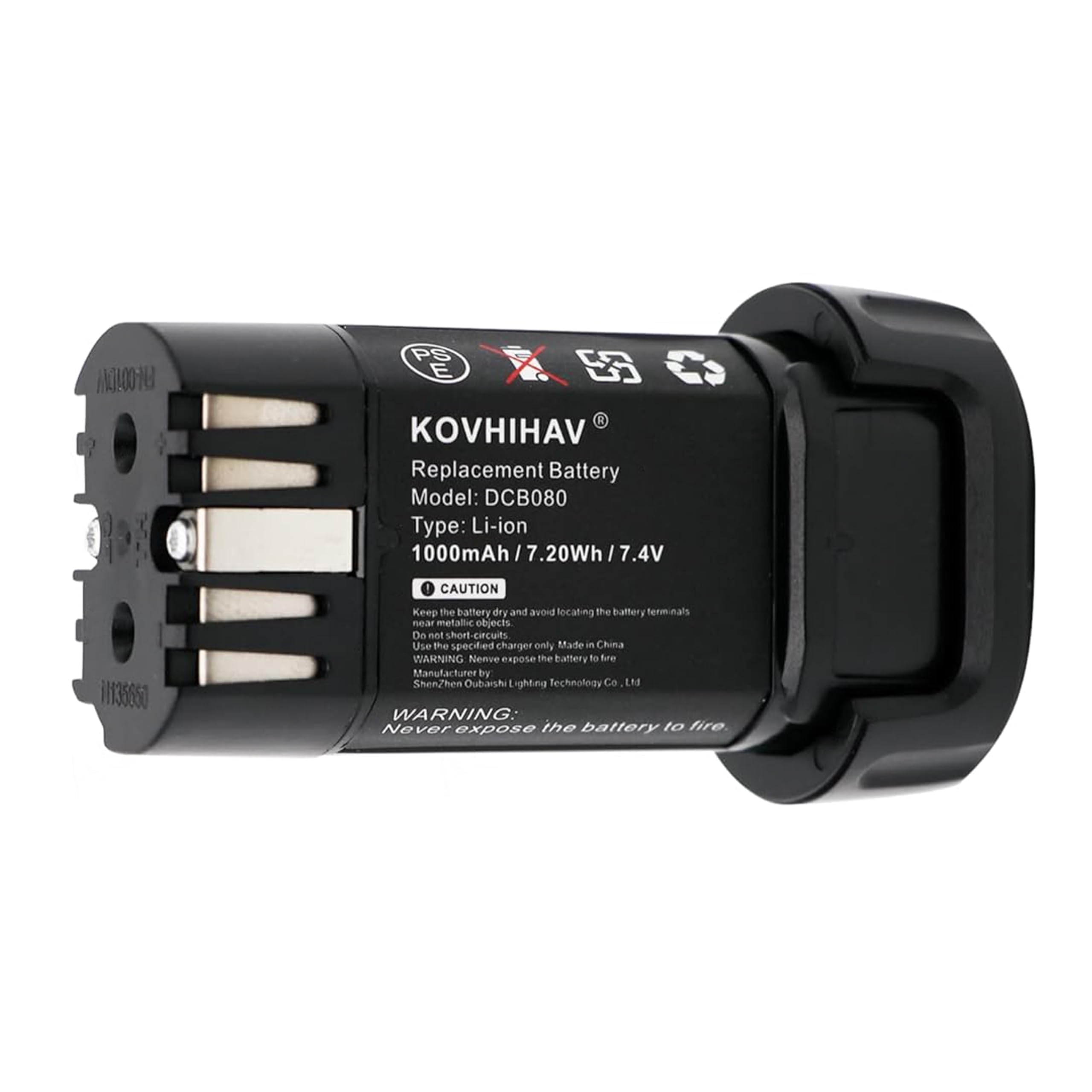 CS BATTERY 8V MAX for DCF680 in a compact design powers DeWalt tools efficiently.