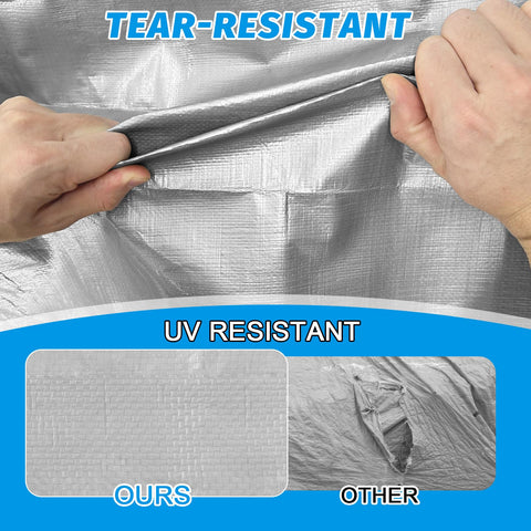 CSCRI double-coated waterproof tarp for easy storage and reuse