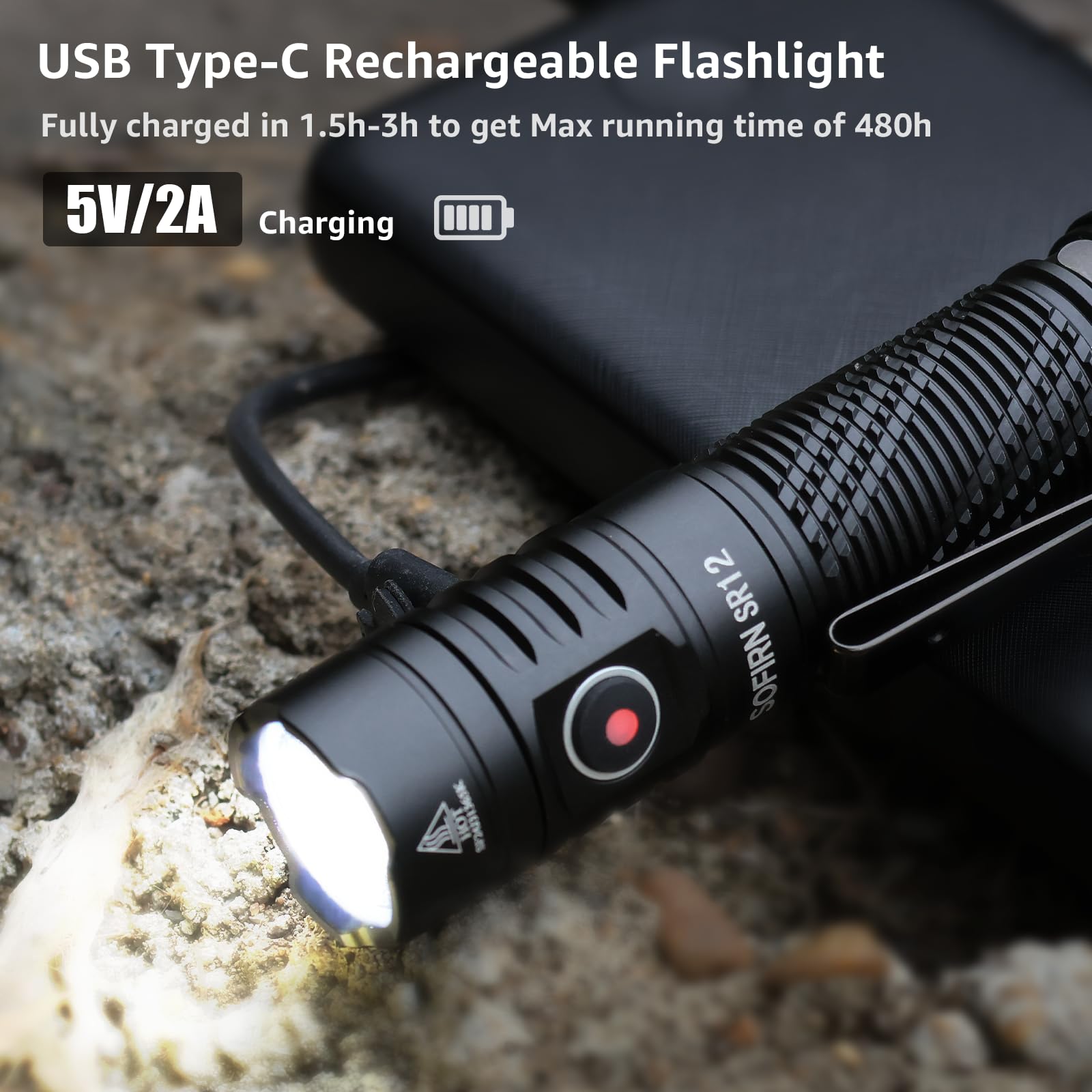 CSTEBOKE SR12 dual-pocket clip supports hats or straps.