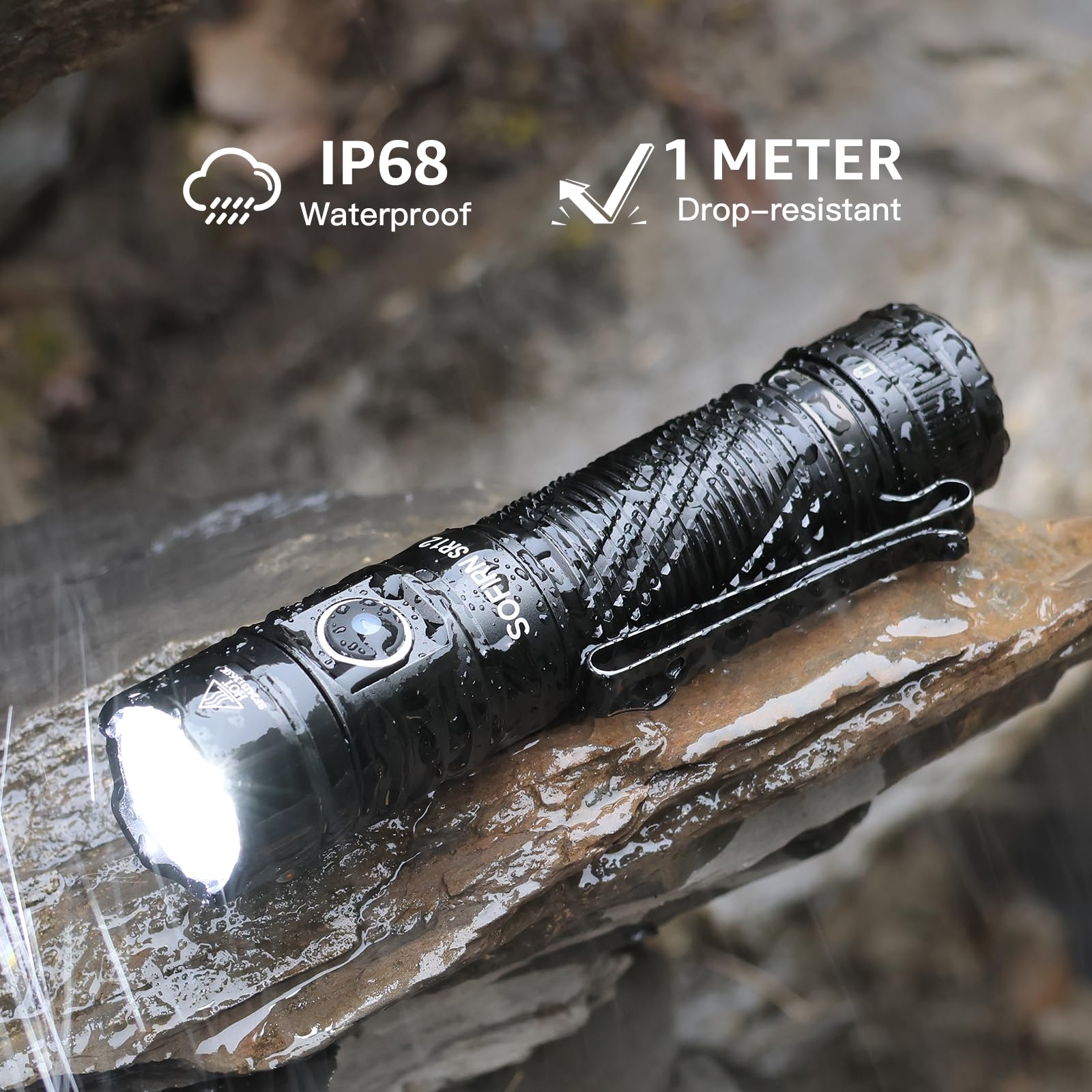 CSTEBOKE SR12 IP68 waterproof and rugged for weather.