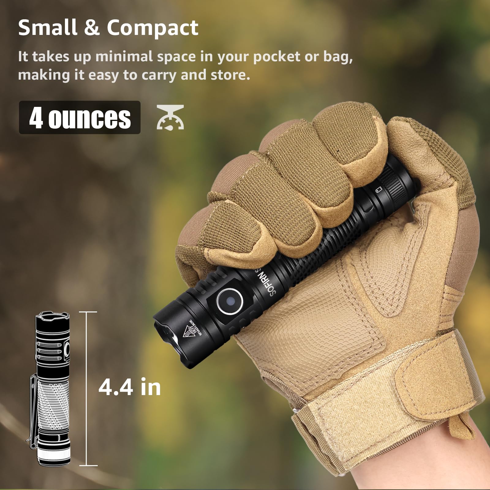 CSTEBOKE SR12 user-friendly UI enables quick brightness adjustment.
