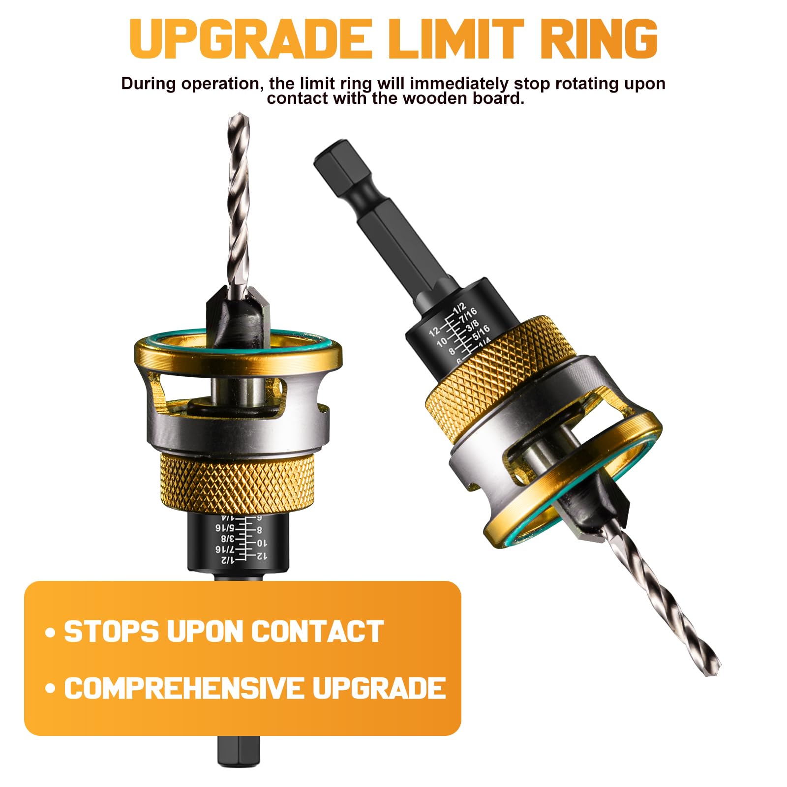 Csyibeielec 82-degree counterbore bit provides smooth finishes