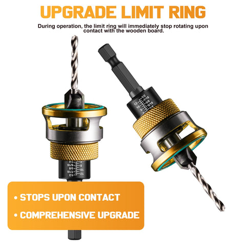 Csyibeielec 82-degree counterbore bit provides smooth finishes