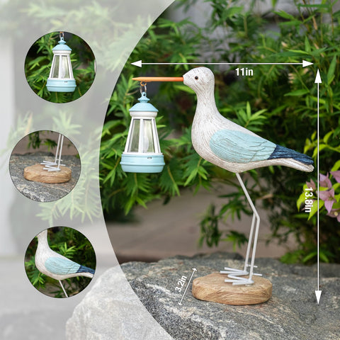 CSZLSMH seagull solar lantern outdoor decor for garden paths