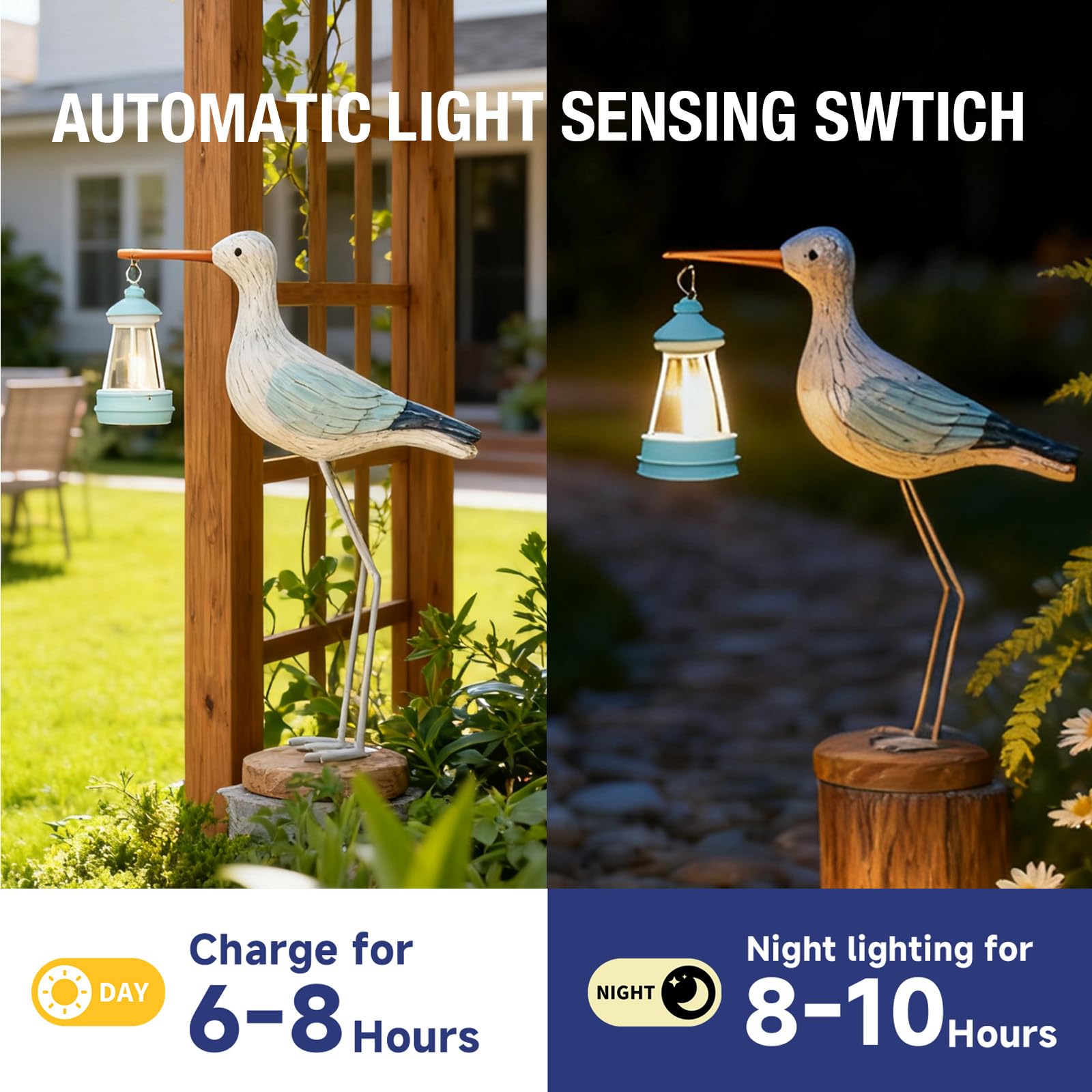 CSZLSMH waterproof resin seagull garden ornament for rain and sun