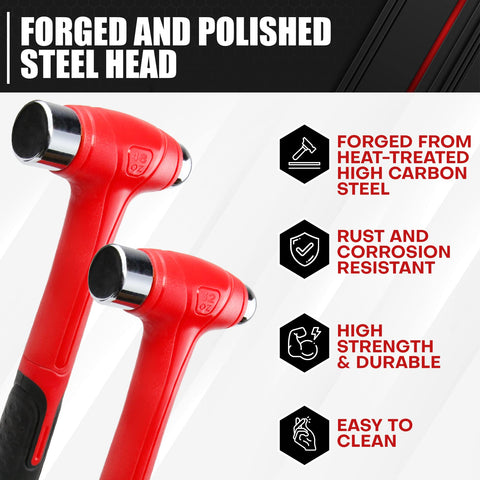 C&T 32oz ball peen hammer for heavier metalwork and riveting