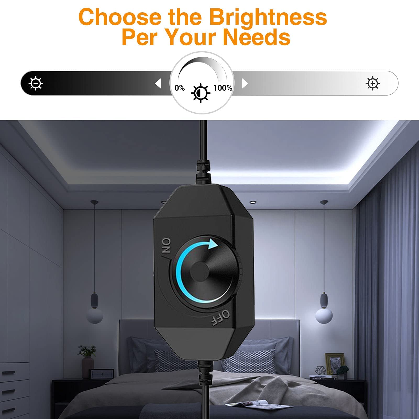 CT CAPETRONIX cuttable LED strip with 6-LED segments to fit spaces precisely.