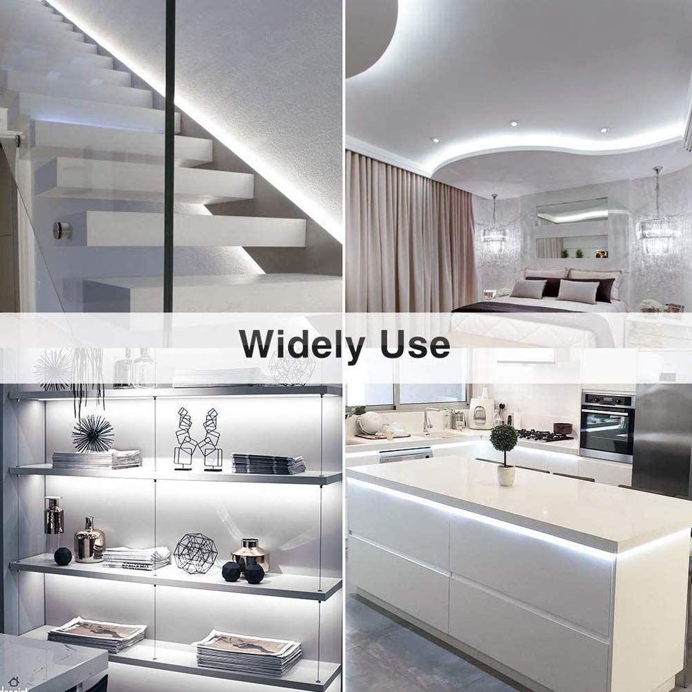 CT CAPETRONIX under-cabinet kitchen LED strip providing bright, even task lighting.