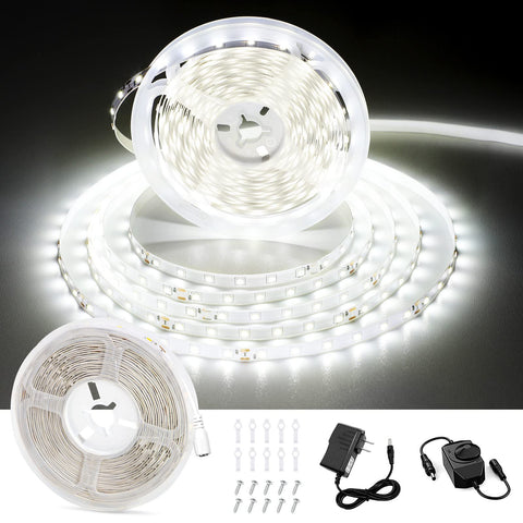 CT CAPETRONIX white strip light, 32.8 ft length, versatile room illumination