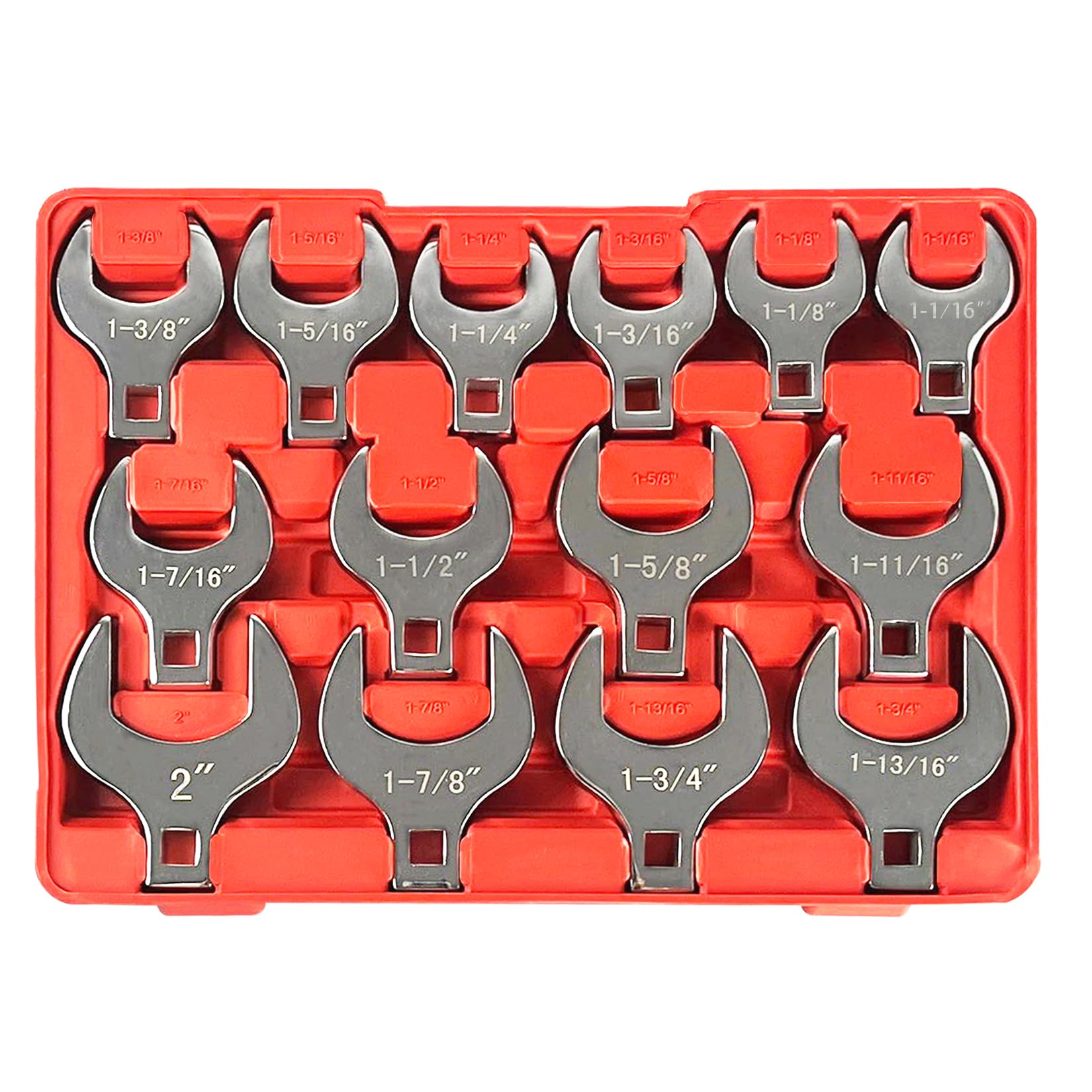 C&T crowfoot wrench 1-1/16 inch showing precise fit for tight spaces.